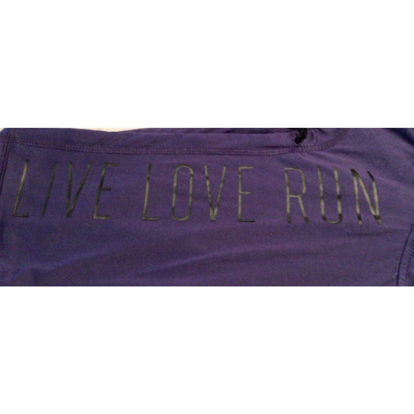 Live Love Dream Aeropostale Women’s Purple Gray Athletic Hoodie Jacket – Size S - Picture 5 of 5